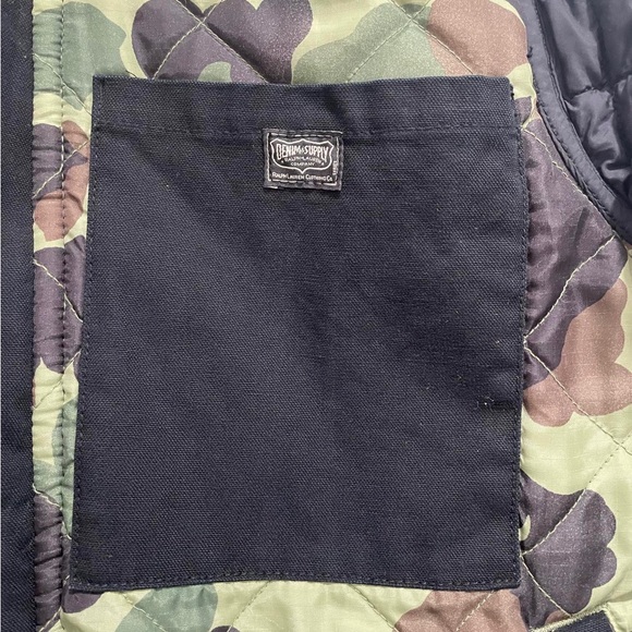 🌿 SOLD - Denim&Supply Ralph Lauren Unisex Camo Quilted Jacket - Picture 2 of 10